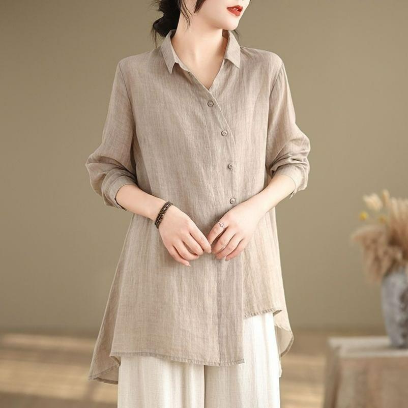 Sunscreen Shirt Long-sleeved Summer Thin Air-conditioned Cardigan Mid-length Irregular Casual Temperament Outer Clothes 3XL хакі
Sunscreen Shirt Long-sleeved Summer Thin Air-conditioned Cardigan Mid-length Irregular Casual Temperament Outer Clothes 3XL хакі