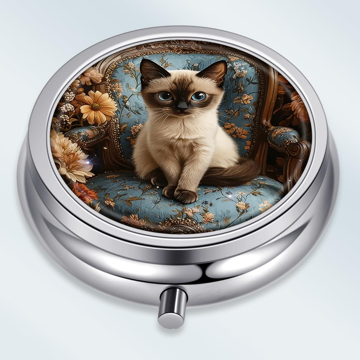 Portable Pill Box with 3 Compartments, Mini Metal Medicine Organizer Case, Cute Printed Pill Container for Vitamins, Pills, Jewelry, Travel, Daily Use разноцветный
Portable Pill Box with 3 Compartments, Mini Metal Medicine Organizer Case, Cute Printed Pill Container for Vitamins, Pills, Jewelry, Travel, Daily Use разноцветный