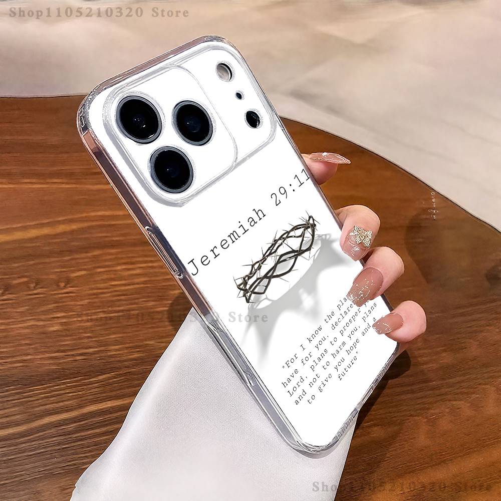 Bible Verse Christian Phone Case For iPhone 17,16,11,15,13,14,12,Air,Mini,Plus,Pro,Max,Plus,E Clear Soft Shell iPhone13PROMAX
Bible Verse Christian Phone Case For iPhone 17,16,11,15,13,14,12,Air,Mini,Plus,Pro,Max,Plus,E Clear Soft Shell iPhone13PROMAX