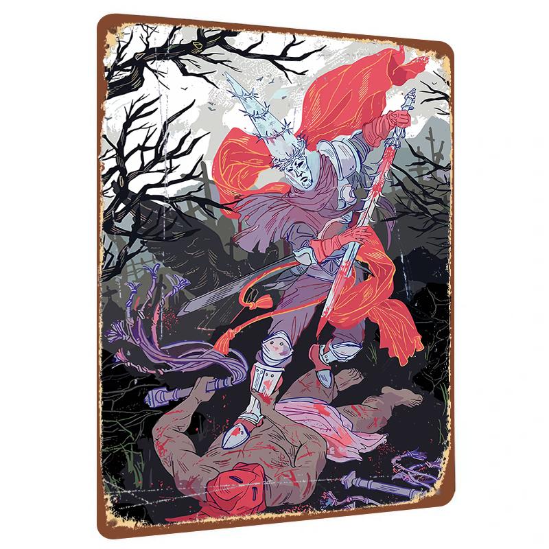Gothic Warrior Battle Scene Metal Iron Painting Living Room Study Decorative Wall Art 20x30cm(7.8x11.8inch)
Gothic Warrior Battle Scene Metal Iron Painting Living Room Study Decorative Wall Art 20x30cm(7.8x11.8inch)