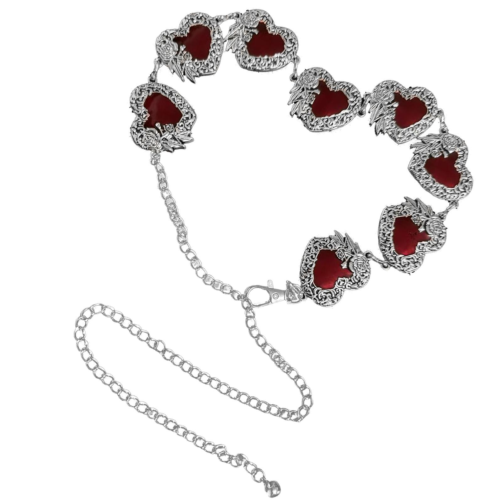 Fashion Waist Chain with Love Heart Female Fringed Waist Chain Belt Eye Catching Body Chain Belt Lustrous Waist Jewelry червоний
Fashion Waist Chain with Love Heart Female Fringed Waist Chain Belt Eye Catching Body Chain Belt Lustrous Waist Jewelry червоний
