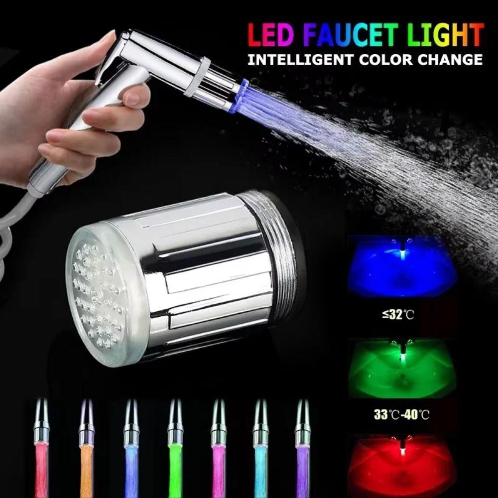 1/3/7 Colors Temperature Control Faucet Intelligent Light Temperature Sensor Shower Tap Kitchen 1 Color Temperature Control
1/3/7 Colors Temperature Control Faucet Intelligent Light Temperature Sensor Shower Tap Kitchen 1 Color Temperature Control