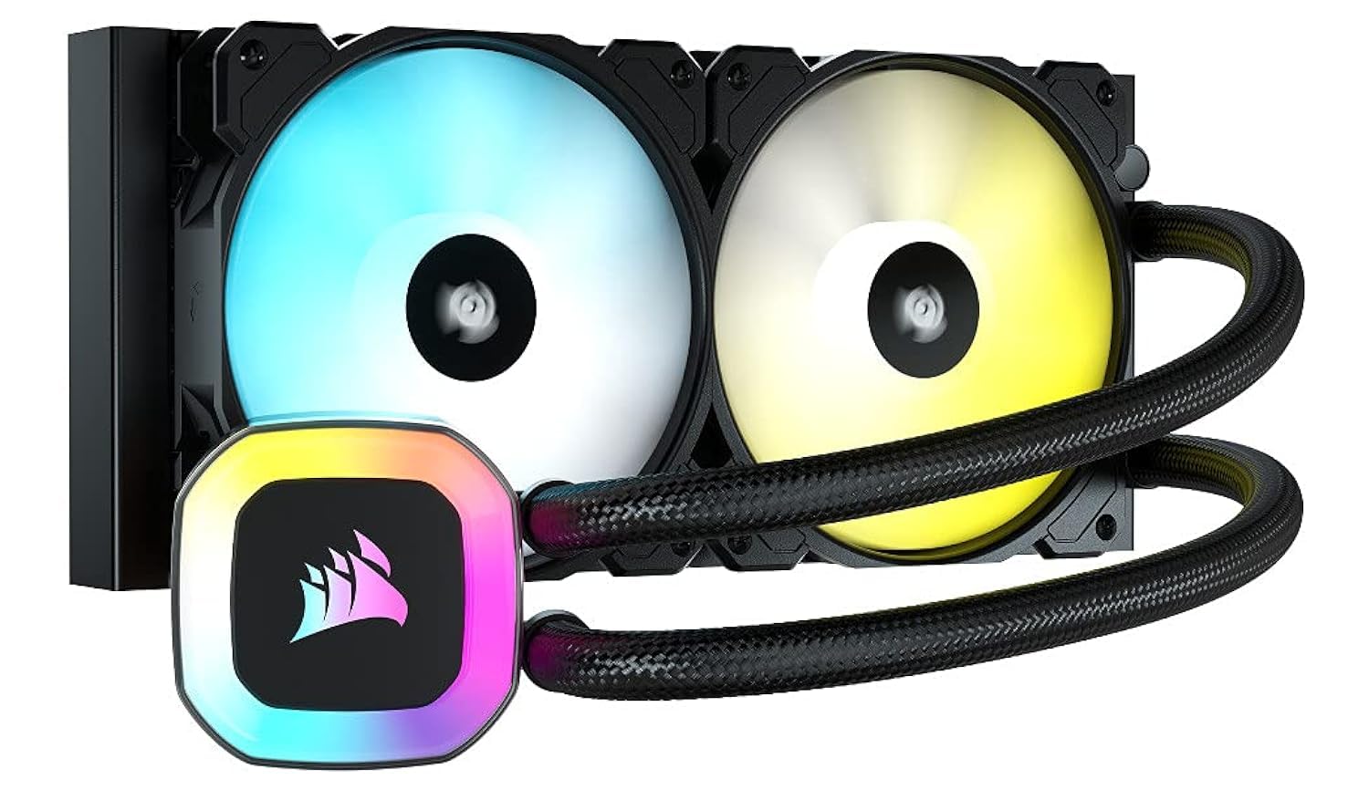 CORSAIR H100 RGB 240mm Radiator Applicable Simple Water Cooling CPU Cooler 2 SP RGB ELITE Series PWM 120mm Fan Included CW-9060053-WW чорний
CORSAIR H100 RGB 240mm Radiator Applicable Simple Water Cooling CPU Cooler 2 SP RGB ELITE Series PWM 120mm Fan Included CW-9060053-WW чорний