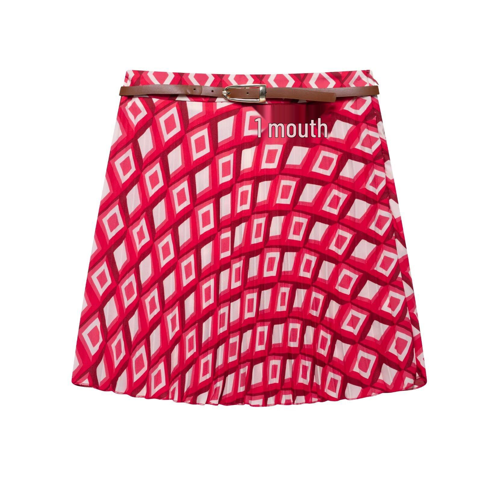 Летний комплект 2025 года: рубашка с геометрическим принтом и поясом и мини-юбка А-силуэта Large
Летний комплект 2025 года: рубашка с геометрическим принтом и поясом и мини-юбка А-силуэта Large