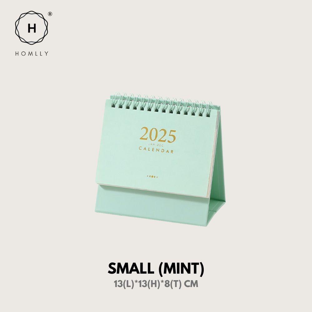 Homlly Calen Desktop Stand up Monthly Planner Calendar (2025) (X3pcs) Small-Mint X3
Homlly Calen Desktop Stand up Monthly Planner Calendar (2025) (X3pcs) Small-Mint X3