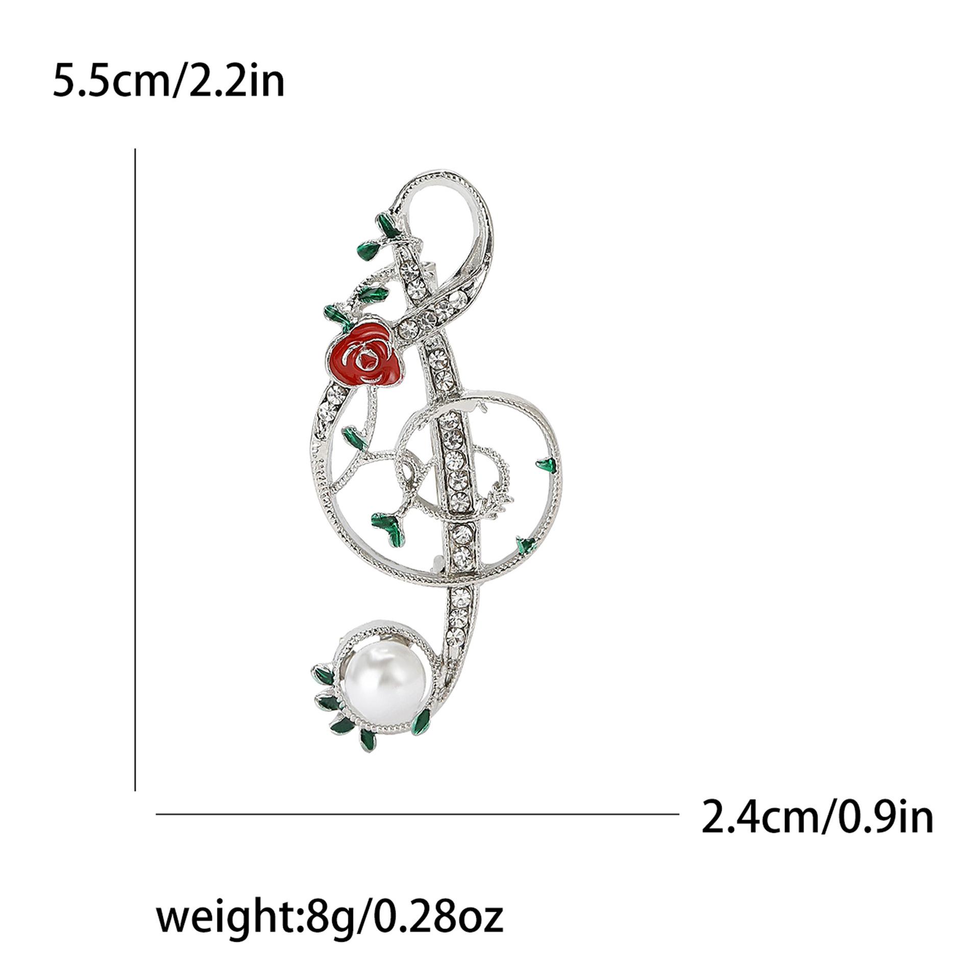 Японский и корейский сплав, инкрустированный бриллиантами, жемчужная брошь в виде музыкальной ноты, модный пиджак, корсаж, ювелирное украшение
Японский и корейский сплав, инкрустированный бриллиантами, жемчужная брошь в виде музыкальной ноты, модный пиджак, корсаж, ювелирное украшение