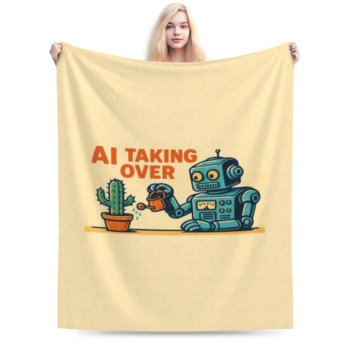 AI Taking Over My Chores Humorous Robot Design Personalized Comfortable Decorate Home An UltraSoft Micro Fleece Blanket 75x100cm (30x40inch)
AI Taking Over My Chores Humorous Robot Design Personalized Comfortable Decorate Home An UltraSoft Micro Fleece Blanket 75x100cm (30x40inch)