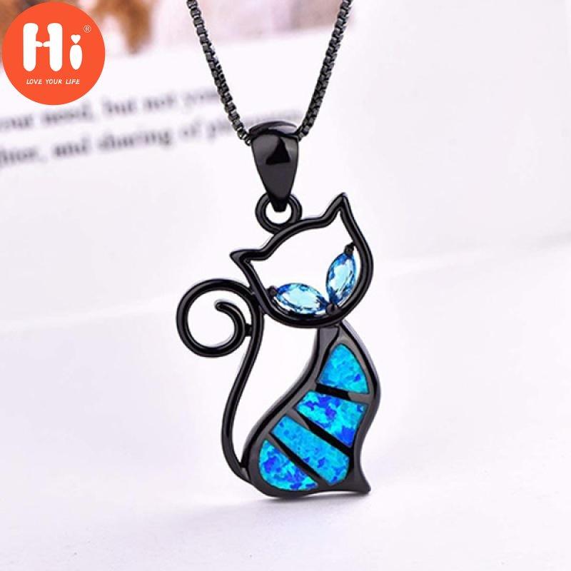 Ожерелье Hi Opal Black Cat, новые модные ювелирные изделия, женское ожерелье, подвеска с синим кристаллом, элегантные аксессуары, подвеска для влюбленных, романтическая подруга, юбилейная подвеска
Ожерелье Hi Opal Black Cat, новые модные ювелирные изделия, женское ожерелье, подвеска с синим кристаллом, элегантные аксессуары, подвеска для влюбленных, романтическая подруга, юбилейная подвеска