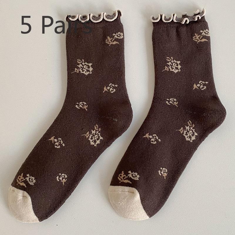 5 пар женских осенне-зимних флисовых и утолщенных теплых и симпатичных носков Loop 5 Pairs серый
5 пар женских осенне-зимних флисовых и утолщенных теплых и симпатичных носков Loop 5 Pairs серый