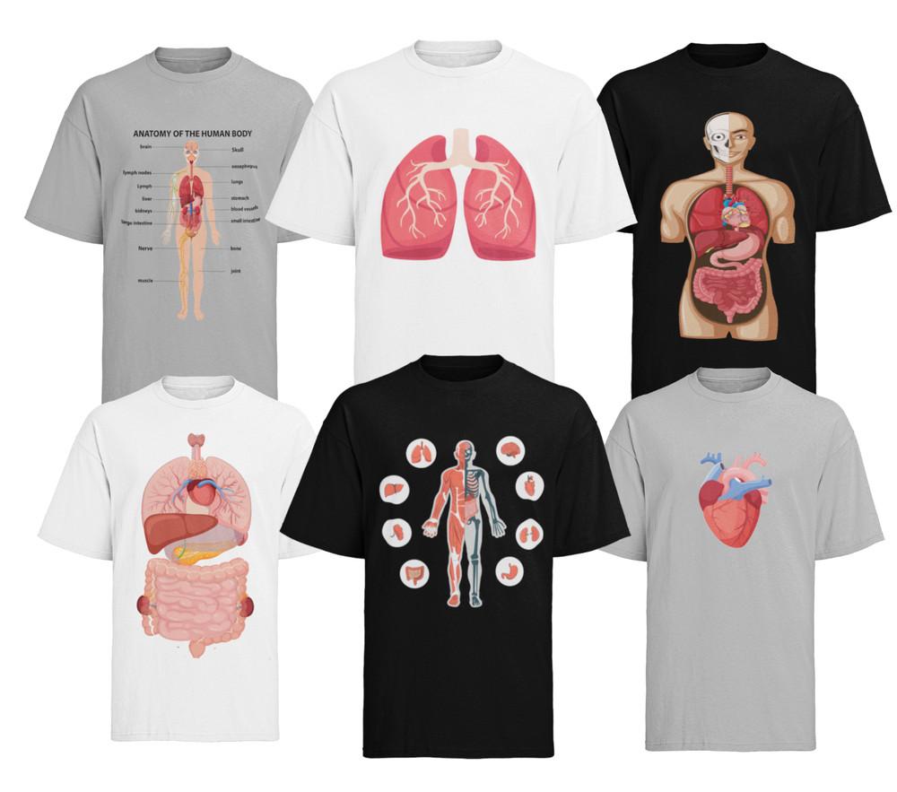Anatomy Humans Organs Skeletons Biology Human Body Men s T-Shirt 4XL
Anatomy Humans Organs Skeletons Biology Human Body Men s T-Shirt 4XL