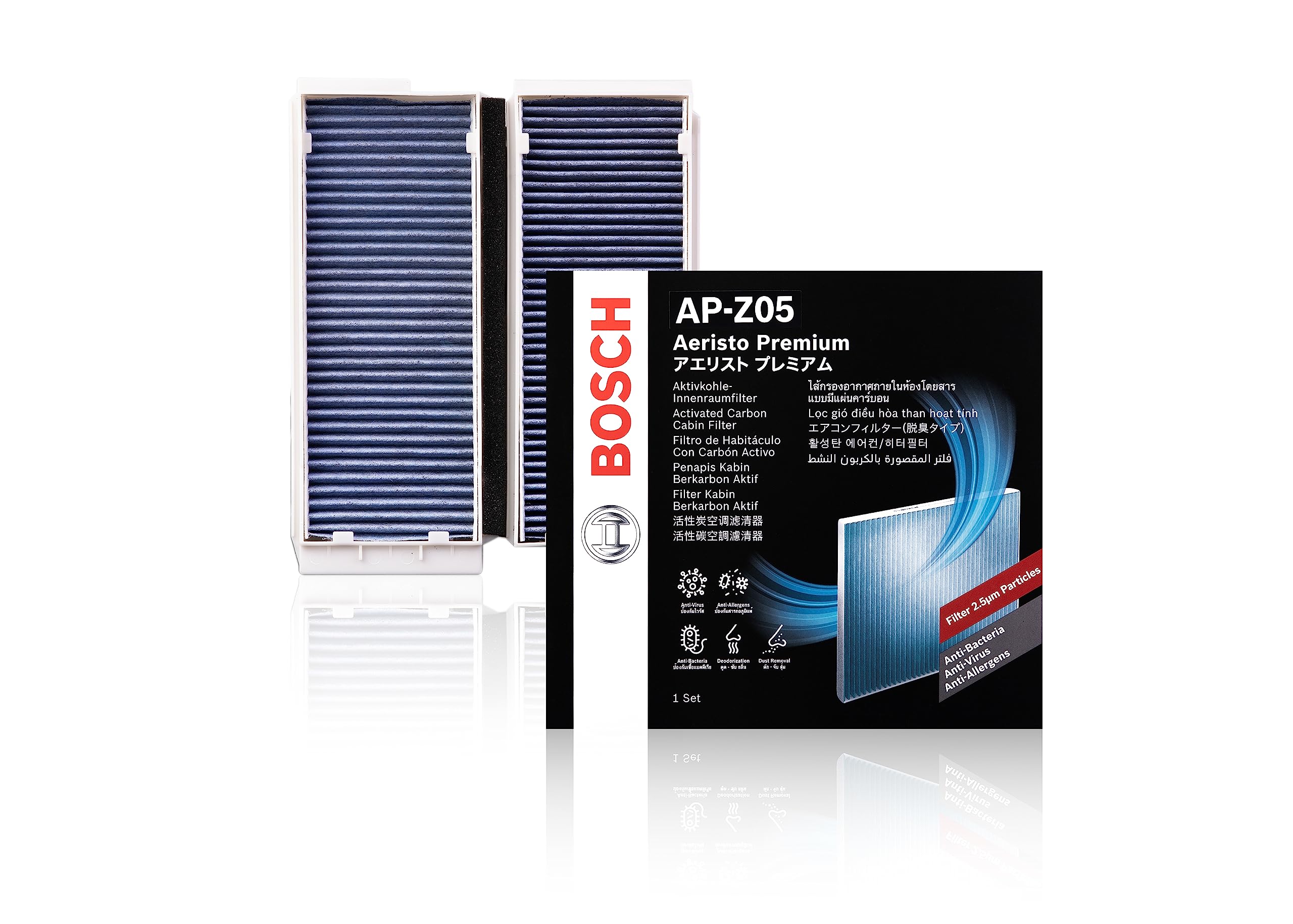 Фільтр для кондиціонера BOSCH Aerist Premium AP-Z05
Фільтр для кондиціонера BOSCH Aerist Premium AP-Z05