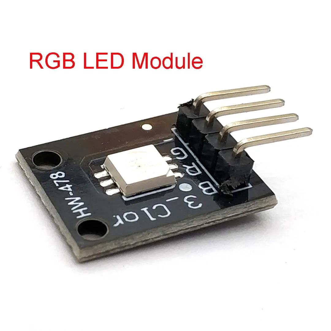 KY-009 PWM Modulator RGB SMD LED Modul 3 Color Light for Arduino DIY Starter Kit MCU Raspberry CF Board Three Primary Color 1 PC жовтий
KY-009 PWM Modulator RGB SMD LED Modul 3 Color Light for Arduino DIY Starter Kit MCU Raspberry CF Board Three Primary Color 1 PC жовтий