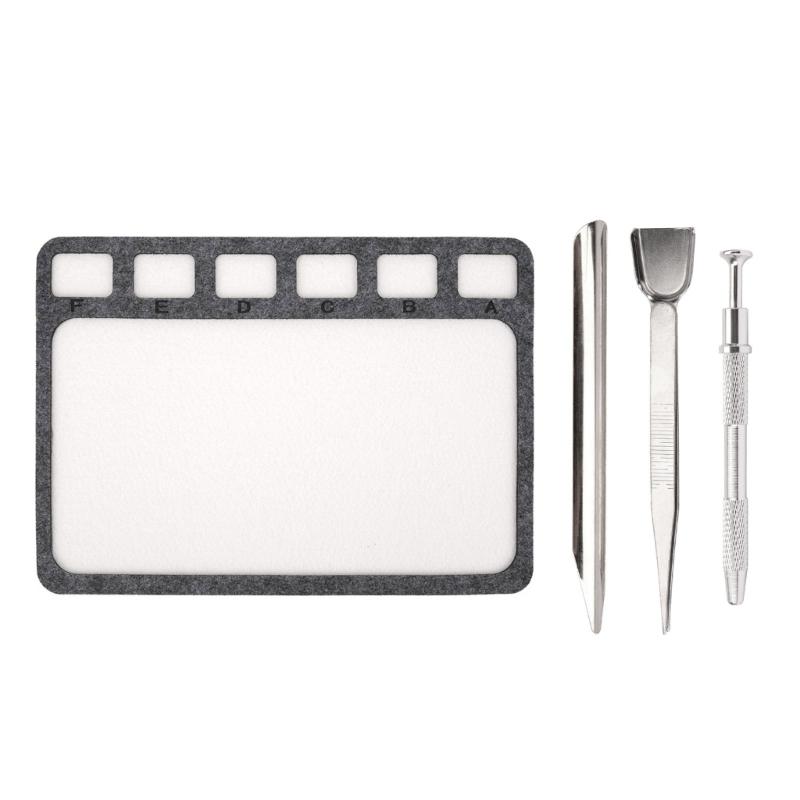 Набор из 3/4 предметов, поднос для бисера из фетра ручной работы, с ложками из нержавеющей стали и 6 отделениями для рукоделия по изготовлению ювелирных изделий
Набор из 3/4 предметов, поднос для бисера из фетра ручной работы, с ложками из нержавеющей стали и 6 отделениями для рукоделия по изготовлению ювелирных изделий