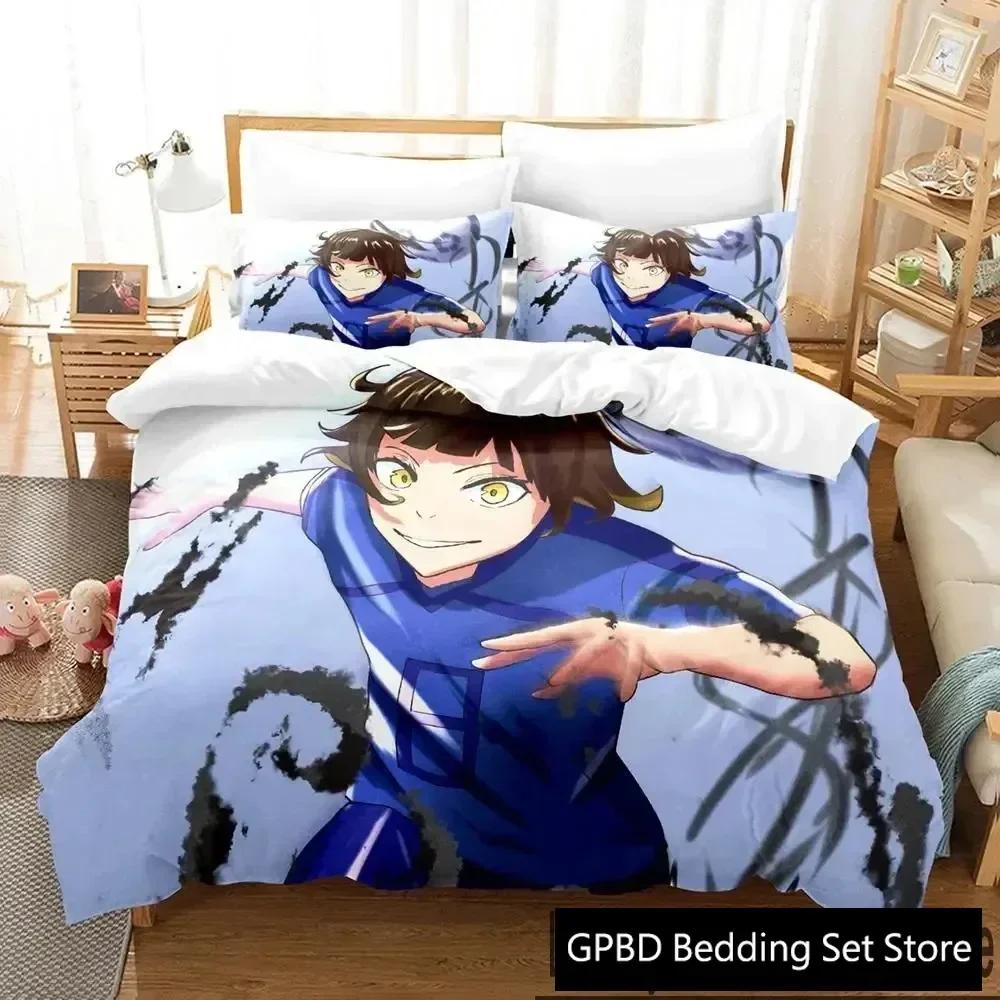 3D Print Anime Blue Lock Beding Set For Bedrom Soft Modern Bedspreads Comefortable Children Kids Soft Duvet Cover Comfortable Quilt Cover And 135*200cm Eu-Single
3D Print Anime Blue Lock Beding Set For Bedrom Soft Modern Bedspreads Comefortable Children Kids Soft Duvet Cover Comfortable Quilt Cover And 135*200cm Eu-Single