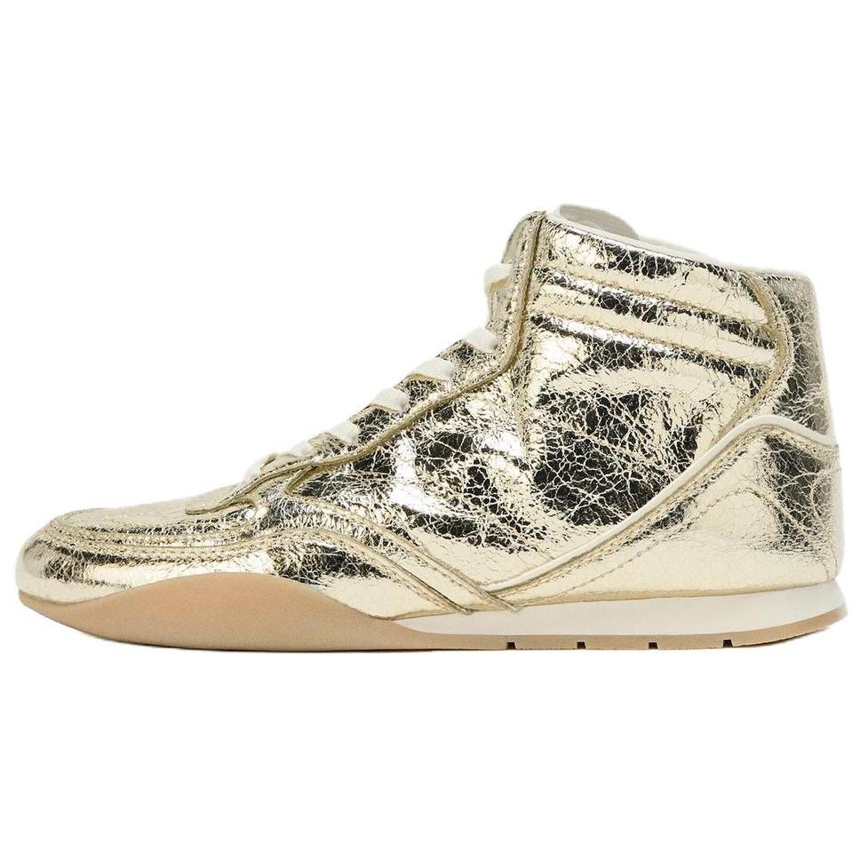 Zara Женские ботильоны в винтажном стиле из искусственной кожи, золотистые 5601610253 35
Zara Женские ботильоны в винтажном стиле из искусственной кожи, золотистые 5601610253 35