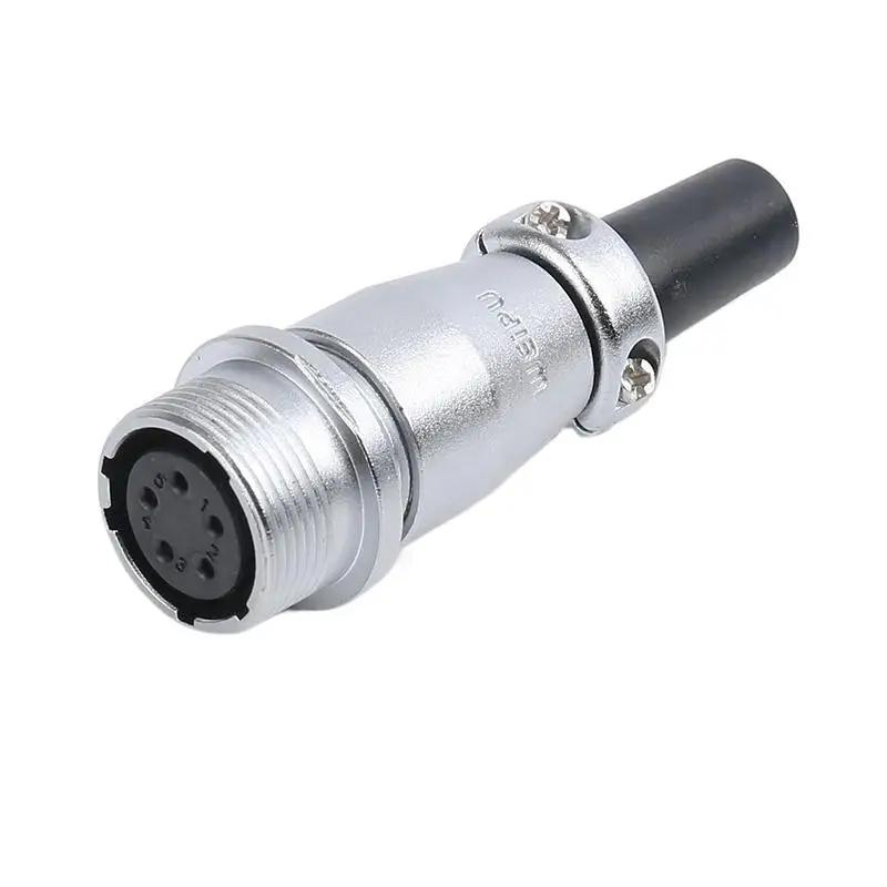 WEIPU WS16 TQ+ZQ Waterproof Cable Wire Connector Male Plug Female Socket Electrical Automation Aviation Adapter 2 3 4 5 7 9 Pin
WEIPU WS16 TQ+ZQ Waterproof Cable Wire Connector Male Plug Female Socket Electrical Automation Aviation Adapter 2 3 4 5 7 9 Pin