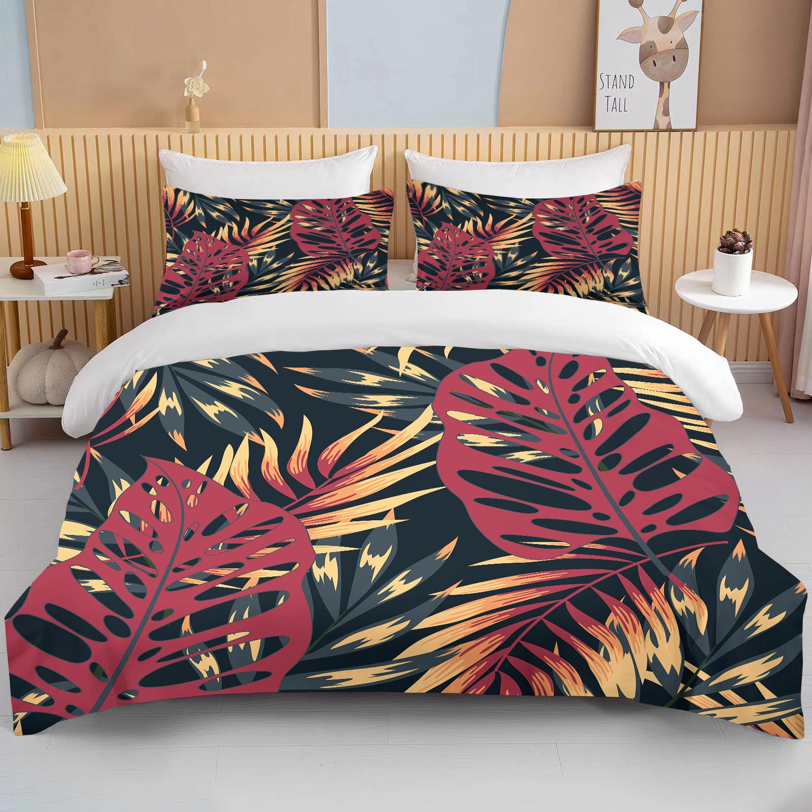Tropical rainforest leaves queen bedding set king size double bed bedding set microfiber or polyester duvet set duvet cover EU single(135x200cm)
Tropical rainforest leaves queen bedding set king size double bed bedding set microfiber or polyester duvet set duvet cover EU single(135x200cm)