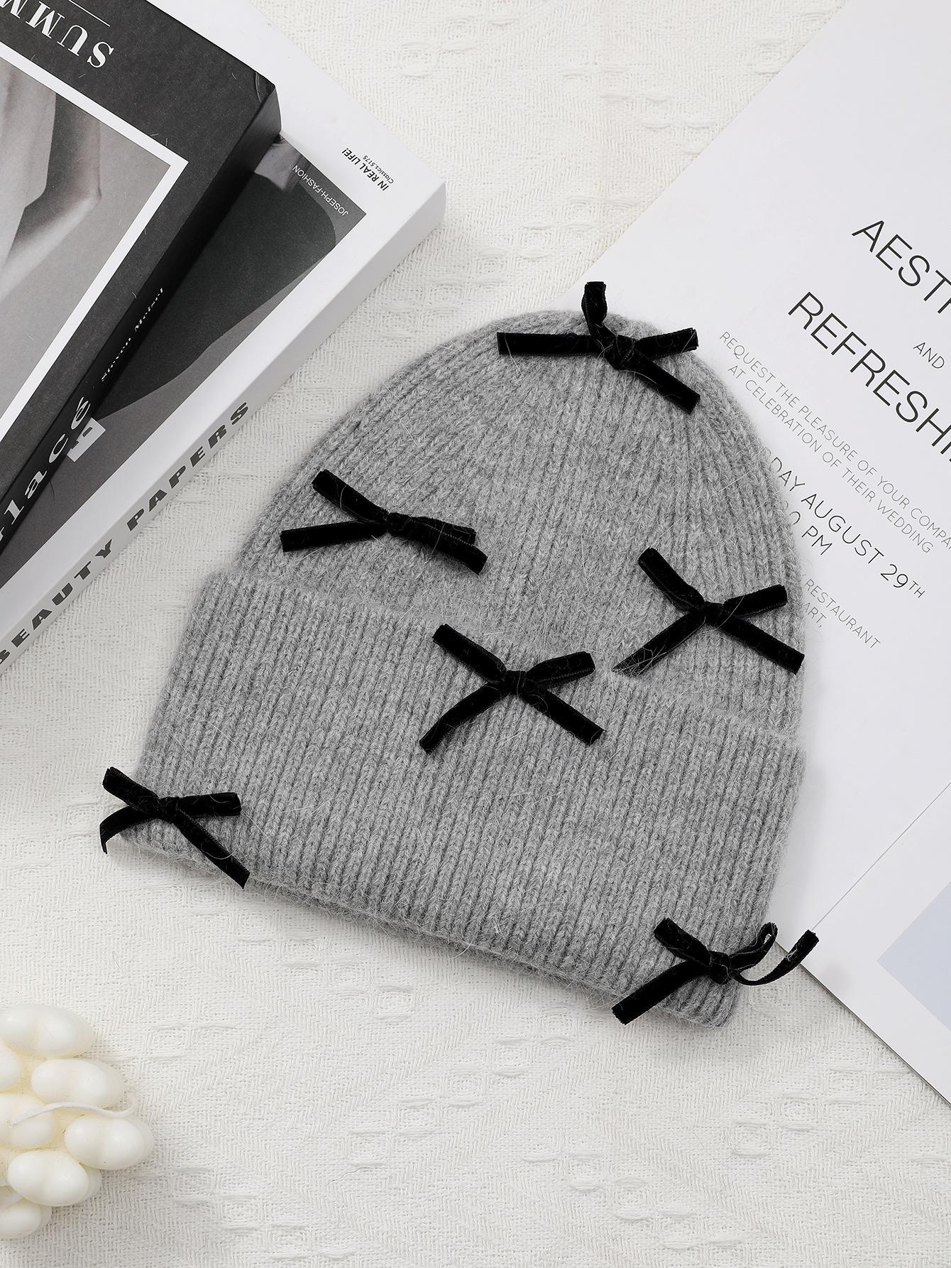 Luxury Rabbit Fur Knitted Hat Women Winter Warm Soft Bowknot Beanie For Women (elegant Solid Colors) | Cozy Fur Lined Baggy Cap 55-59cm темно-сірий колір
Luxury Rabbit Fur Knitted Hat Women Winter Warm Soft Bowknot Beanie For Women (elegant Solid Colors) | Cozy Fur Lined Baggy Cap 55-59cm темно-сірий колір