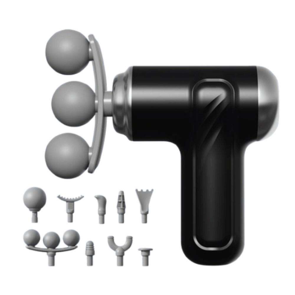 Multi Replaceable Headed Triple-headed Muscle Massager Athletic Recovery чорний
Multi Replaceable Headed Triple-headed Muscle Massager Athletic Recovery чорний