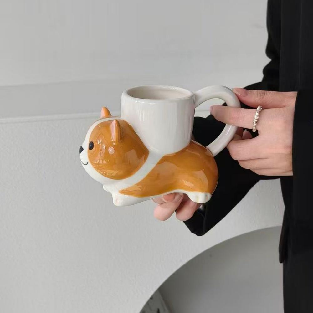 Kawaii Animal Design Coffee Mug With Handle Cartoon Dog Cat Shaped Funny Cup Coffee Mugs 201-300ml
Kawaii Animal Design Coffee Mug With Handle Cartoon Dog Cat Shaped Funny Cup Coffee Mugs 201-300ml