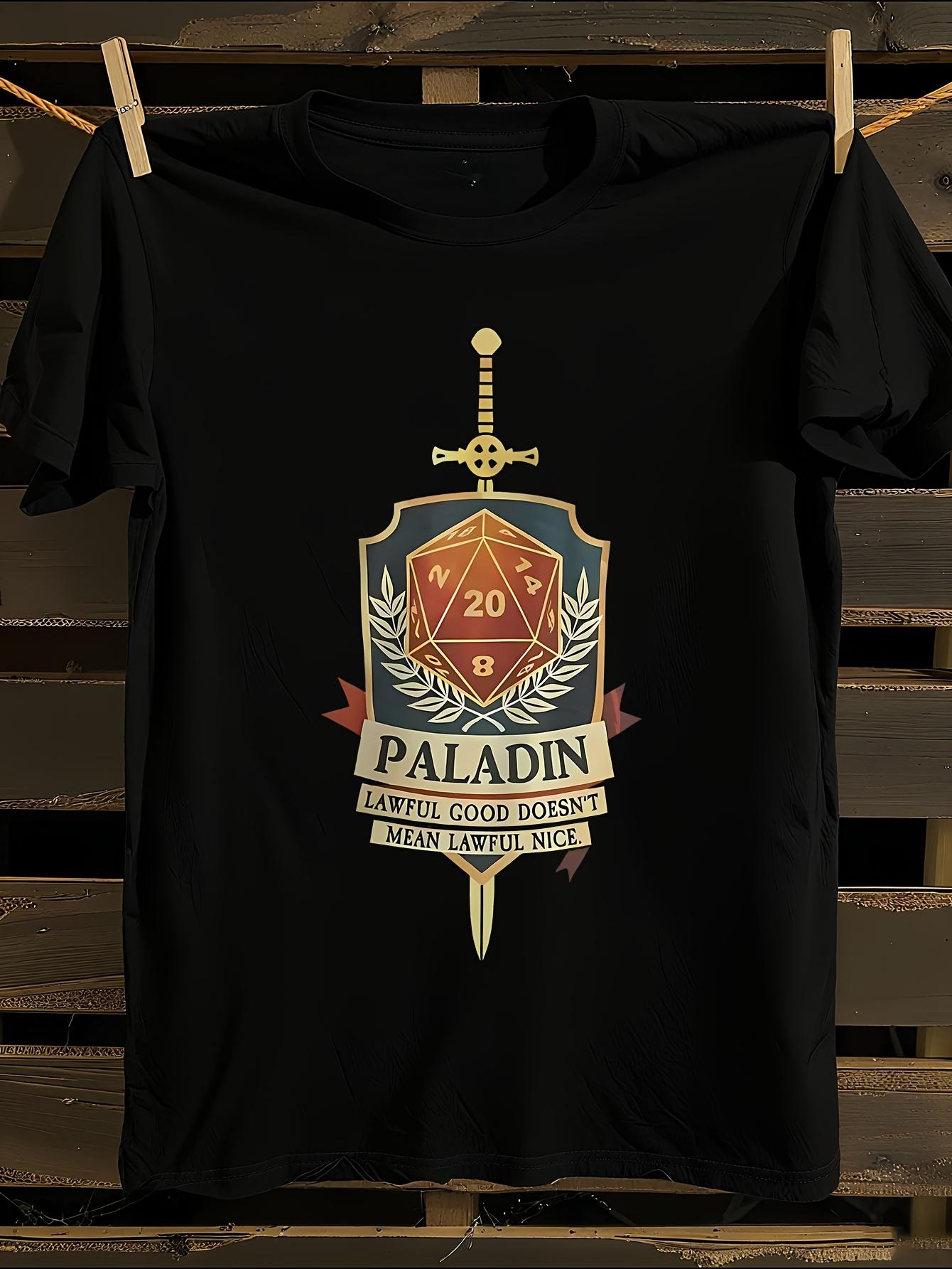 Paladin Lawful Good D&D Inspired T-Shirt S
Paladin Lawful Good D&D Inspired T-Shirt S