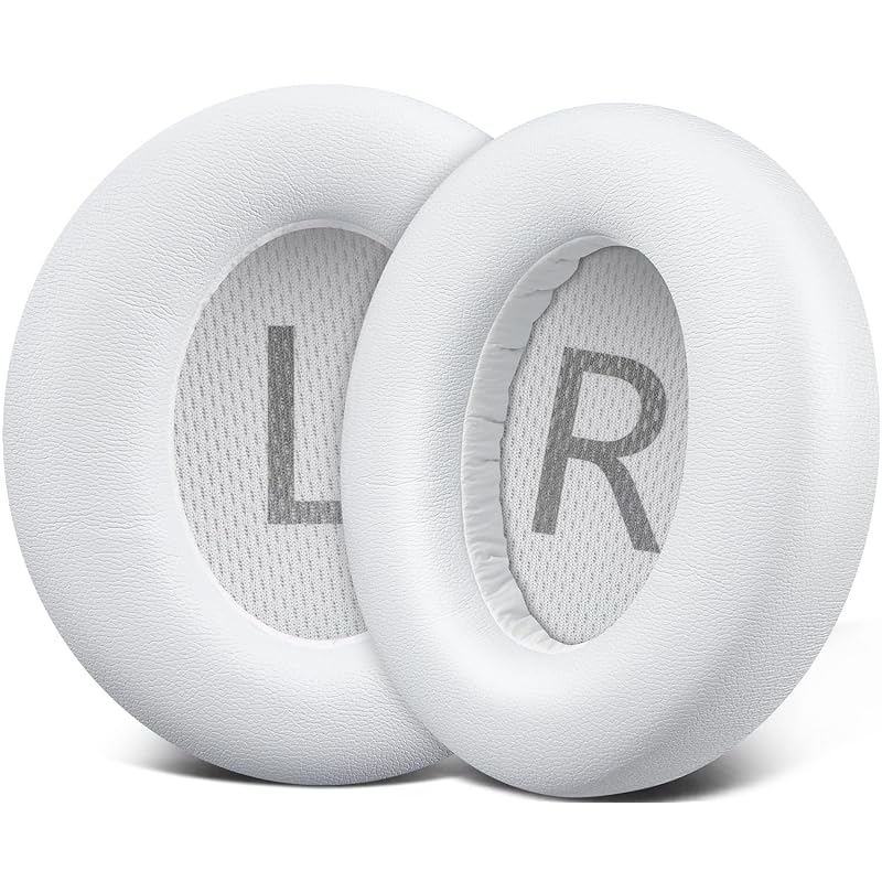 SOULWIT ear pads ear cushion for Anker Sound-core Space Compatible with Q45 soft protein leather ear cup noise isolation foam head pad - white
SOULWIT ear pads ear cushion for Anker Sound-core Space Compatible with Q45 soft protein leather ear cup noise isolation foam head pad - white