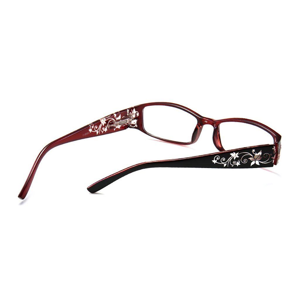 Blue Light Hyperopia Eyewear Glasses Reading Glasses Flower Presbyopic Glasses Computer Glasses red-+200
Blue Light Hyperopia Eyewear Glasses Reading Glasses Flower Presbyopic Glasses Computer Glasses red-+200