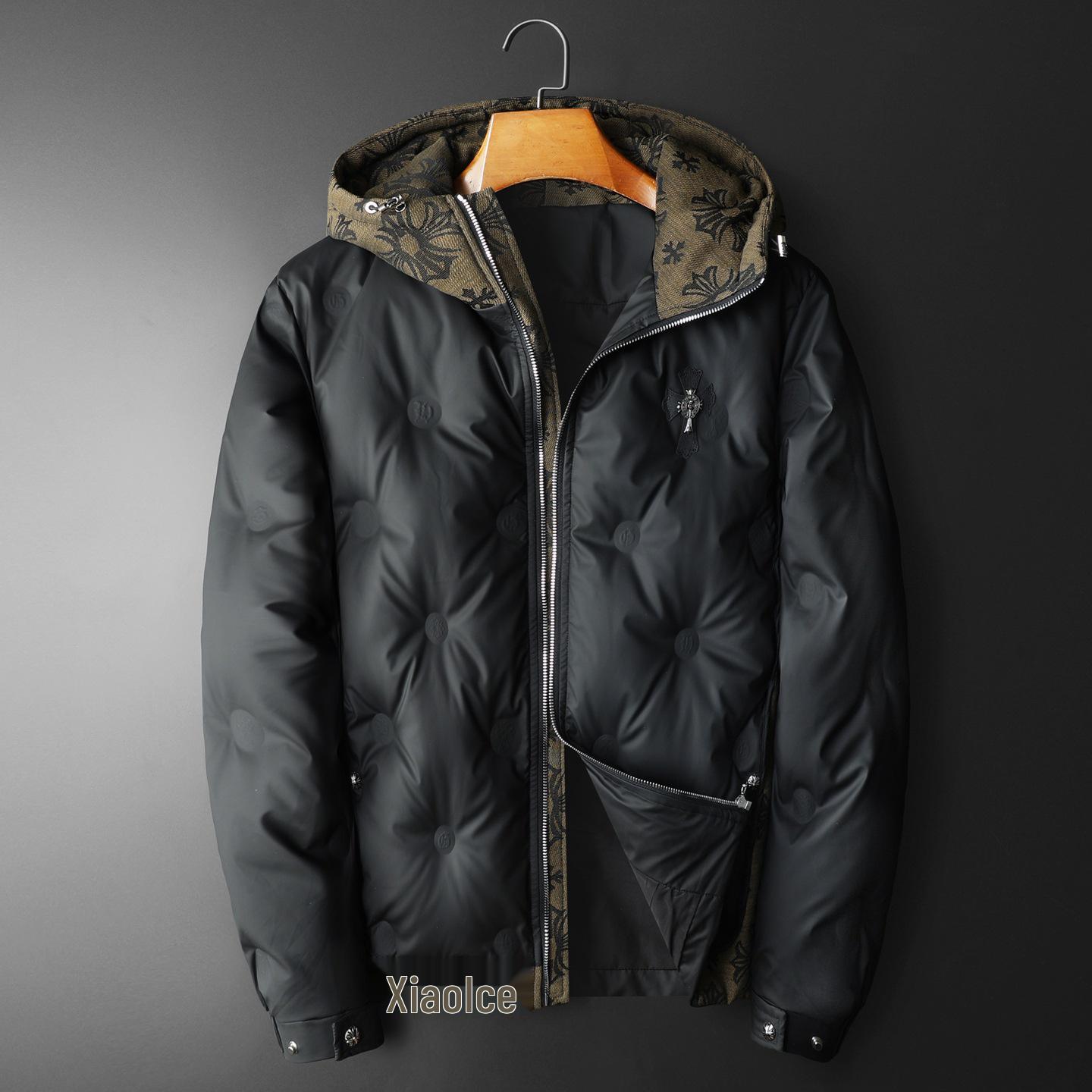 European Trendy Men s Slim Fit Hooded Down Jacket - Embossed Winter Style, Thick and Warm for Cold Protection. L чорний
European Trendy Men s Slim Fit Hooded Down Jacket - Embossed Winter Style, Thick and Warm for Cold Protection. L чорний