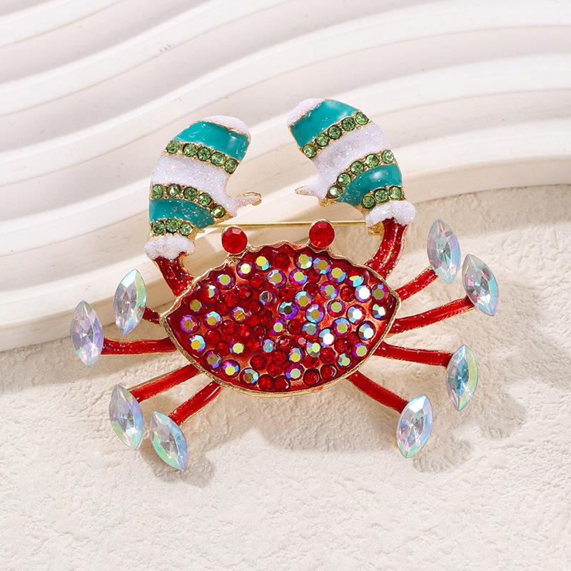 Fashionable Retro Colorful Crab High-end Luxury Accessories Temperamental Crab Brooch 5*6CM
Fashionable Retro Colorful Crab High-end Luxury Accessories Temperamental Crab Brooch 5*6CM