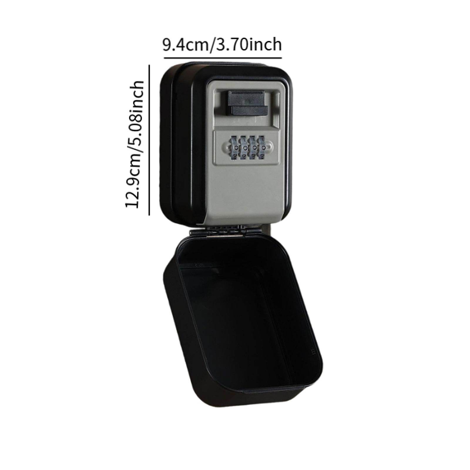 Key Lock Box Wall Mount Security 4 Digit Code Spare Key Storage for House Keys Compact for Outside Home Garage Store Office сірий колір
Key Lock Box Wall Mount Security 4 Digit Code Spare Key Storage for House Keys Compact for Outside Home Garage Store Office сірий колір