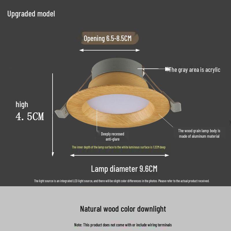7.5 Recessed LED Bullseye Cat Eye Downlight - 5W/7W Classical Chinese Style Home Decor 5W
7.5 Recessed LED Bullseye Cat Eye Downlight - 5W/7W Classical Chinese Style Home Decor 5W