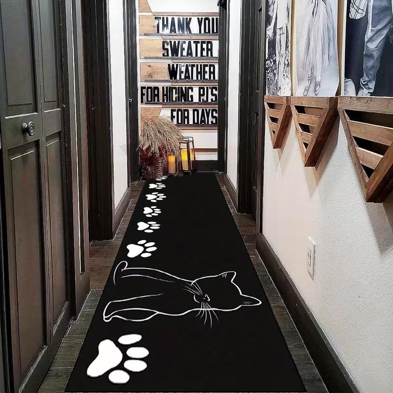 1pc Elegant Cat Paw Print Runner Mat Hand Perfect for Walkways Entryways Ideal for Commercial and Entryway Mat Home Decorative 40X120CM
1pc Elegant Cat Paw Print Runner Mat Hand Perfect for Walkways Entryways Ideal for Commercial and Entryway Mat Home Decorative 40X120CM