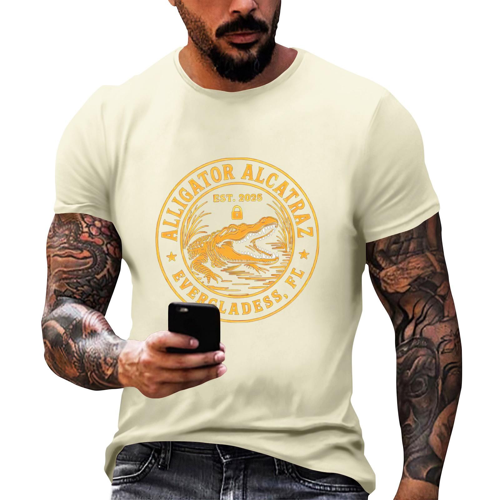 Повседневная футболка с принтом дерева-Мужская повседневная футболка с круглым вырезом и коротким рукавом M
Повседневная футболка с принтом дерева-Мужская повседневная футболка с круглым вырезом и коротким рукавом M