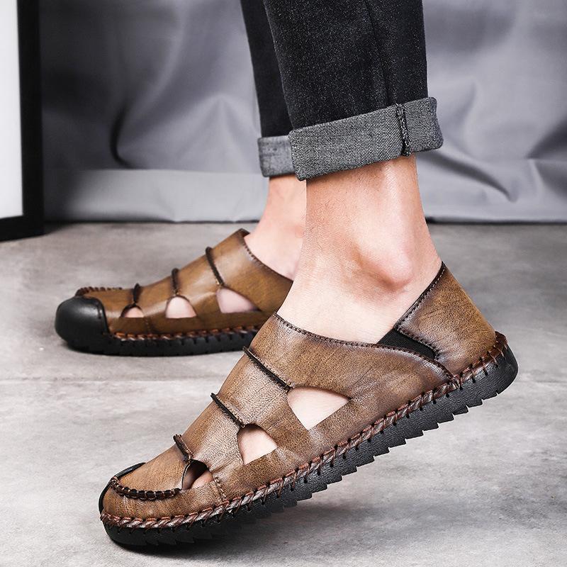 Men s sandals men s 4748 summer new baotou hole shoes leather sandals men s trendy beach shoes casual large size 48 бордовий
Men s sandals men s 4748 summer new baotou hole shoes leather sandals men s trendy beach shoes casual large size 48 бордовий