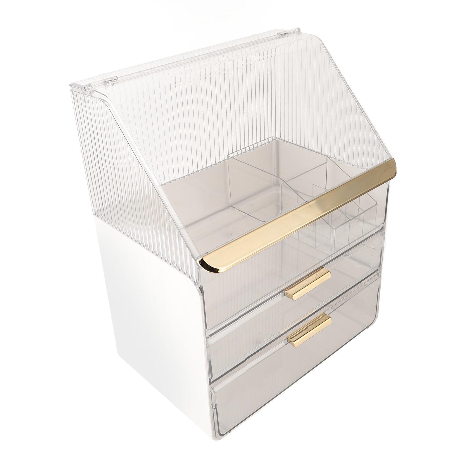 Multi Layer Transparent Makeup Storage Container With Lipstick Holder Dustproof 3 Layer Transparent White Cosmetic Storage Box for Home
Multi Layer Transparent Makeup Storage Container With Lipstick Holder Dustproof 3 Layer Transparent White Cosmetic Storage Box for Home
