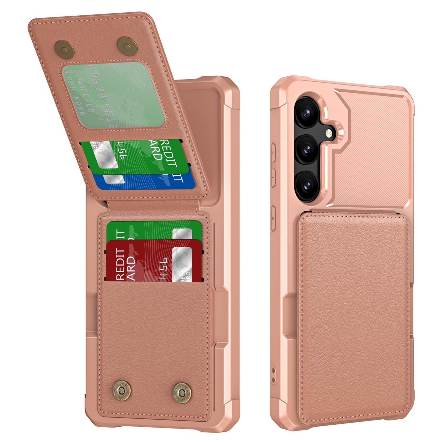 ZM11 For Samsung Galaxy S23 FE Case Kicsktand Card Holder Leather+TPU Phone Cover Rose Gold
ZM11 For Samsung Galaxy S23 FE Case Kicsktand Card Holder Leather+TPU Phone Cover Rose Gold