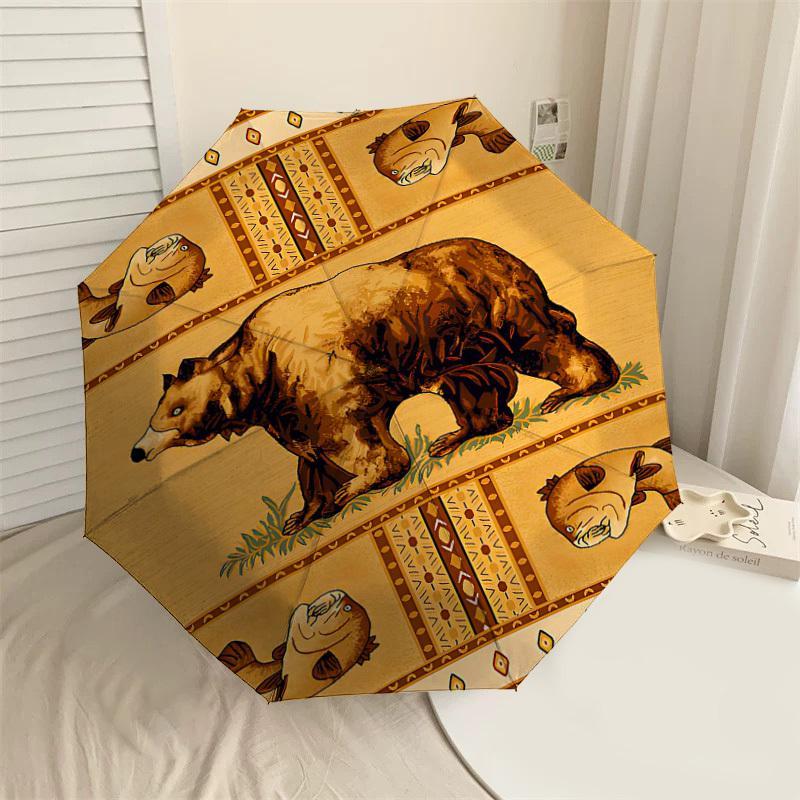 1PC Bear Fish Umbrella-8-Rib Reinforced Portable Folding Travel Suitable for All Seasons Outdoor Daily Use-J391
1PC Bear Fish Umbrella-8-Rib Reinforced Portable Folding Travel Suitable for All Seasons Outdoor Daily Use-J391