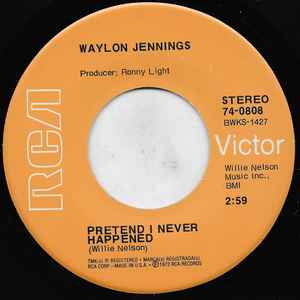 7-дюймовая пластинка WAYLON JENNINGS - Pretend I Never Happened 740808 RCA Victor 1972 US Folk Б/У
7-дюймовая пластинка WAYLON JENNINGS - Pretend I Never Happened 740808 RCA Victor 1972 US Folk Б/У
