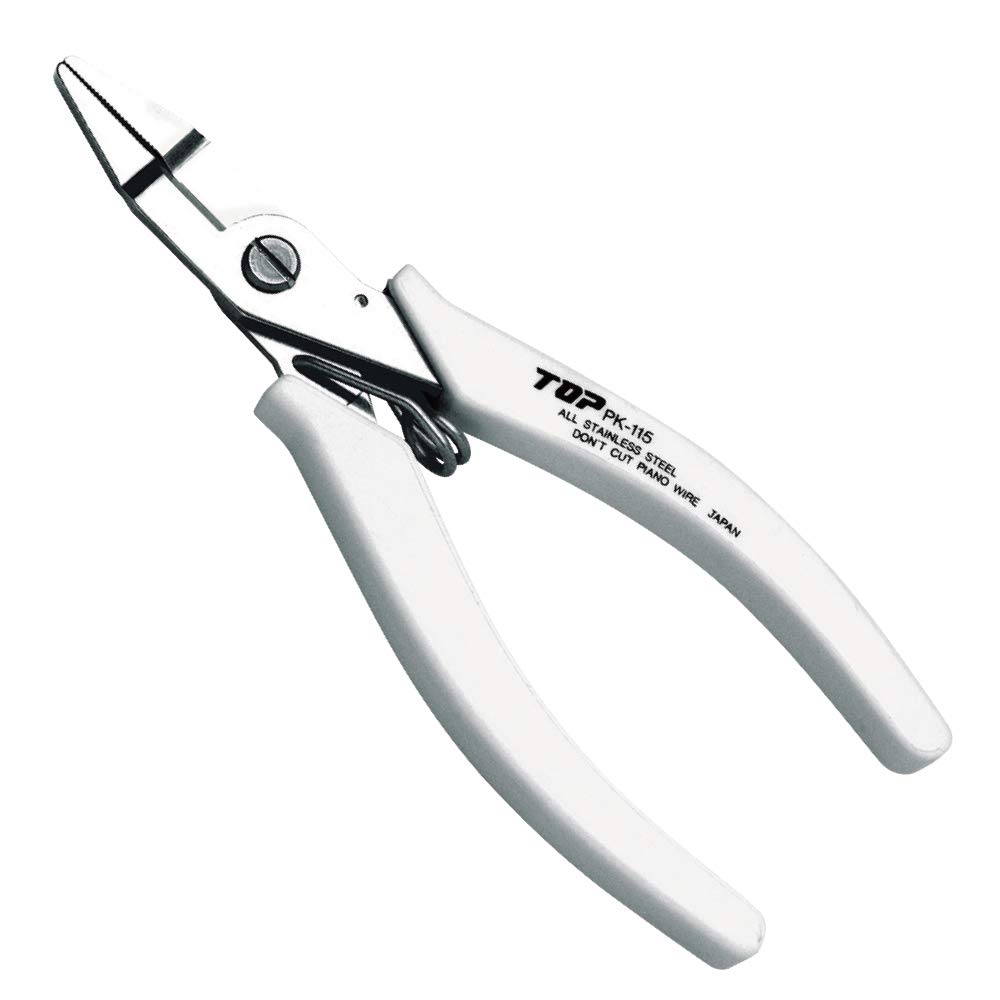 TOP Flat Nose Cutting Pliers Heavy Duty Japanese Stainless Steel, Spring Loaded Precision Pliers with Wire Cutter 5 , Pliers and Nipper Tool, Made in
TOP Flat Nose Cutting Pliers Heavy Duty Japanese Stainless Steel, Spring Loaded Precision Pliers with Wire Cutter 5 , Pliers and Nipper Tool, Made in