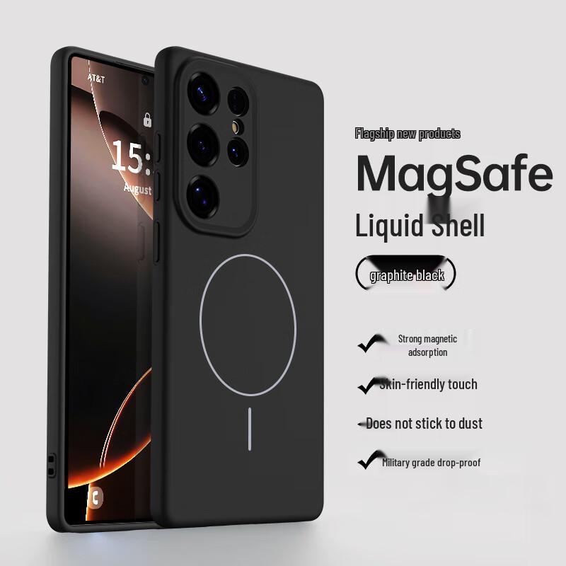 NEYAA Рідкий силіконовий магнітний чохол для телефону для Samsung S24/S25 Ultra Samsung S25 Ultra
NEYAA Рідкий силіконовий магнітний чохол для телефону для Samsung S24/S25 Ultra Samsung S25 Ultra