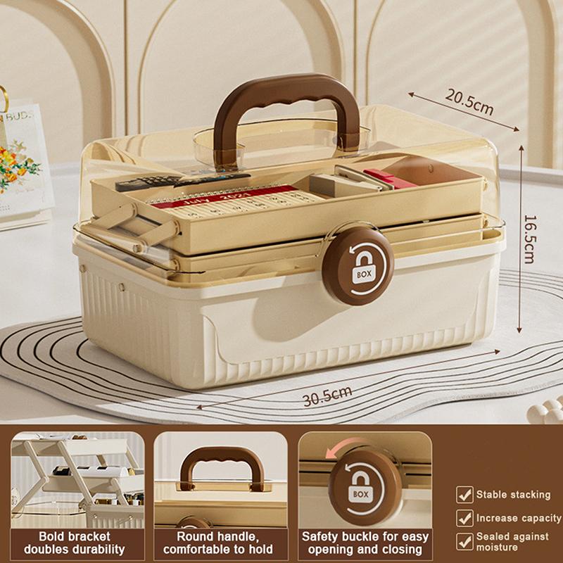 Большая вместимость ежедневная аптечка коробка для хранения лекарств для дома многослойная портативная аптечка первой помощи семейный органайзер для лекарств
Большая вместимость ежедневная аптечка коробка для хранения лекарств для дома многослойная портативная аптечка первой помощи семейный органайзер для лекарств