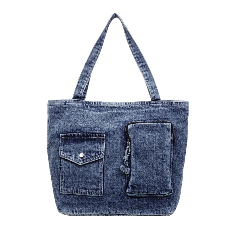 New Denim Solid Color Zipper Shoulder Bags Large Capacity Women s Handbags High Quality Sweet Daily Commute Handbags синій
New Denim Solid Color Zipper Shoulder Bags Large Capacity Women s Handbags High Quality Sweet Daily Commute Handbags синій