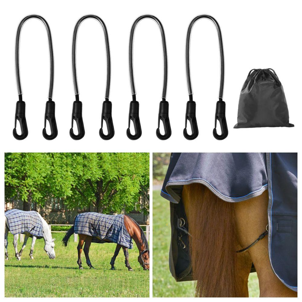 Adjustable Horse Blanket Leg Strap For Secure Fitting and Comfortable Wear 4Pcs with Storage Bag
Adjustable Horse Blanket Leg Strap For Secure Fitting and Comfortable Wear 4Pcs with Storage Bag