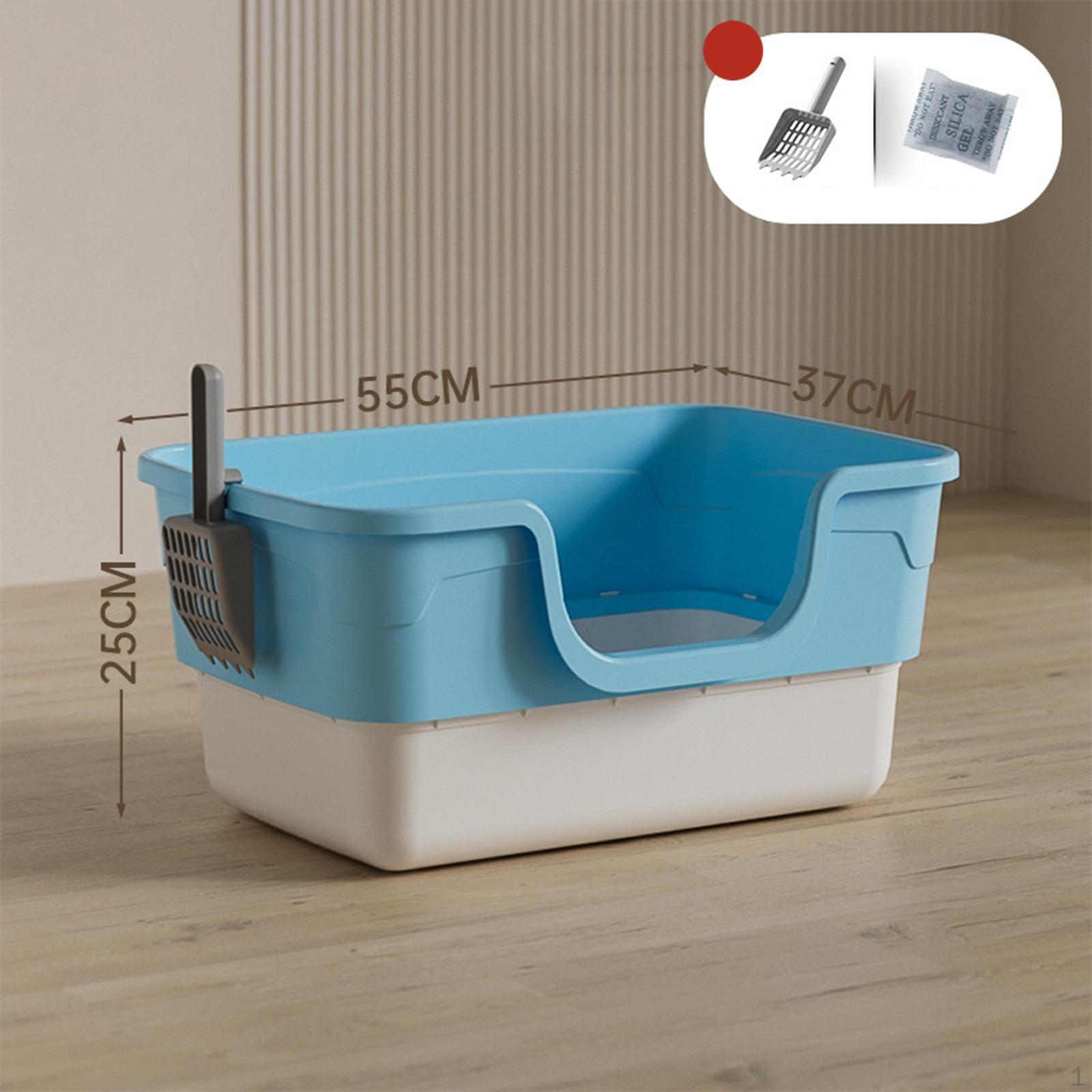 Cat Litter Box for Indoor Cats High Sided Pet Supplies Toilet, Low Entry Kitten синій
Cat Litter Box for Indoor Cats High Sided Pet Supplies Toilet, Low Entry Kitten синій
