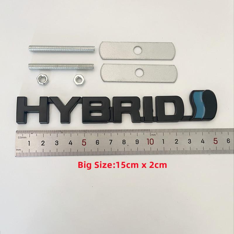 3D Metal HYBRID Logo Grill Side Fender Rear Trunk Emblem Badge Car Sticker Decals For Toyota Prius Camry Crown Auris Rav4s TRD
3D Metal HYBRID Logo Grill Side Fender Rear Trunk Emblem Badge Car Sticker Decals For Toyota Prius Camry Crown Auris Rav4s TRD