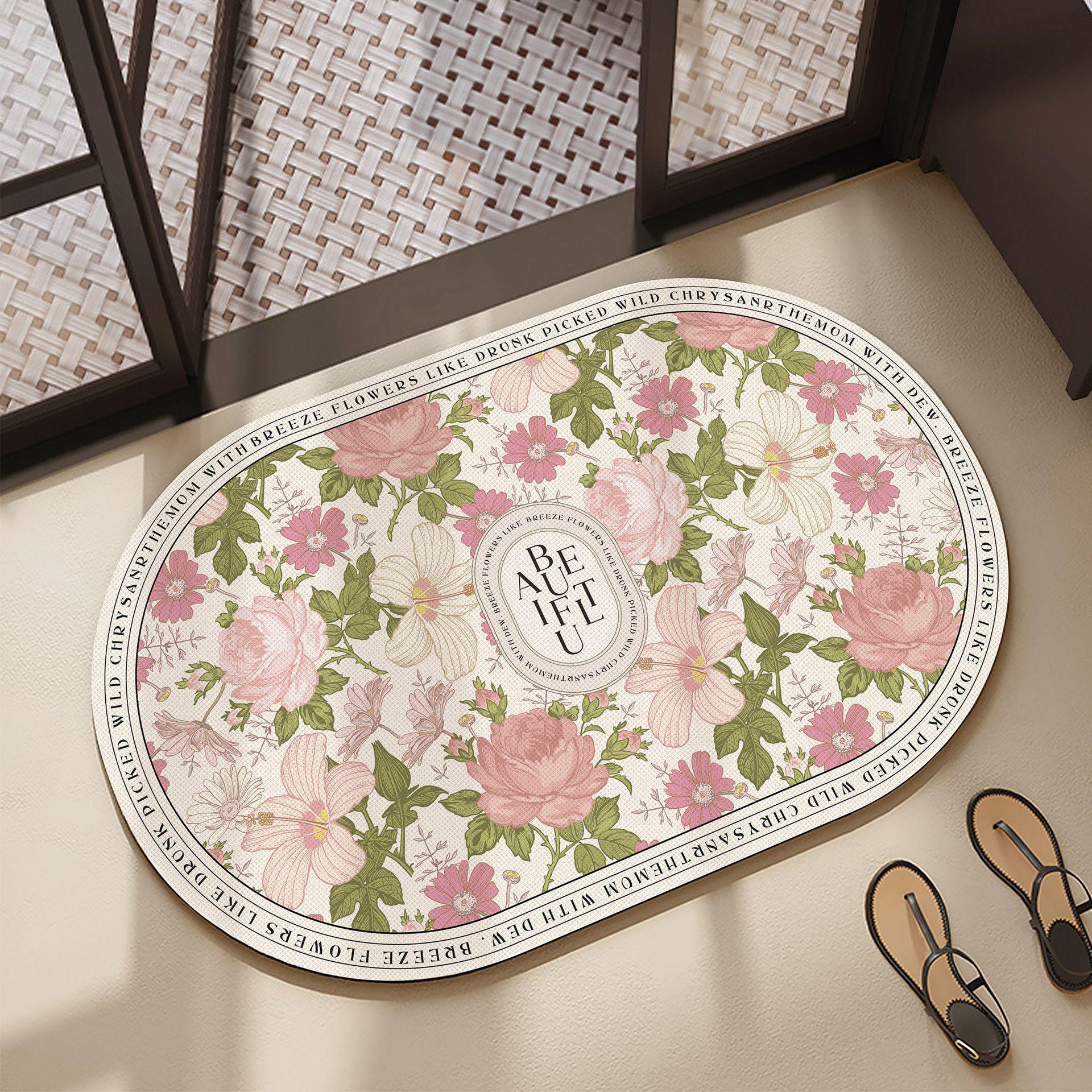 Quick-Dry Non-Slip Bathroom Mat - Water Absorbent, Dirt Resistant Diatom Mud for Doorway or Toilet Entrance 40x60cm Diatom Mud
Quick-Dry Non-Slip Bathroom Mat - Water Absorbent, Dirt Resistant Diatom Mud for Doorway or Toilet Entrance 40x60cm Diatom Mud