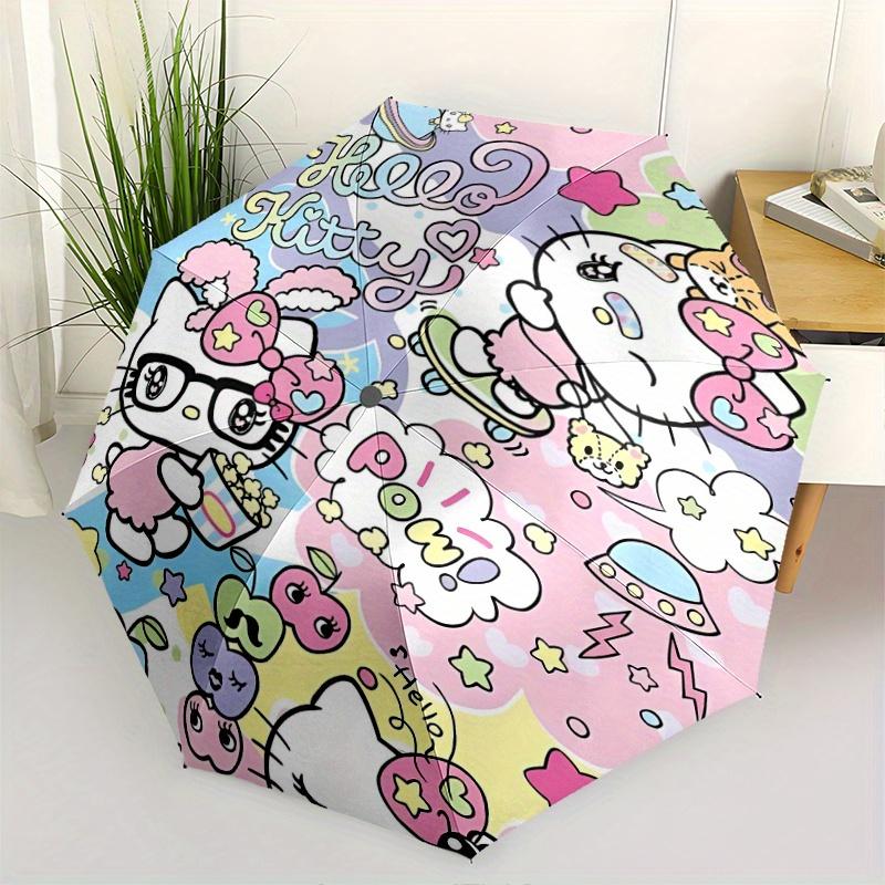 Colorful Hello Kitty Automatic Opening and Closing Umbrella, Lightweight 3-Fold, With Cute Cartoon Characters, Suitable for Home, Outdoor and Daily Us
Colorful Hello Kitty Automatic Opening and Closing Umbrella, Lightweight 3-Fold, With Cute Cartoon Characters, Suitable for Home, Outdoor and Daily Us
