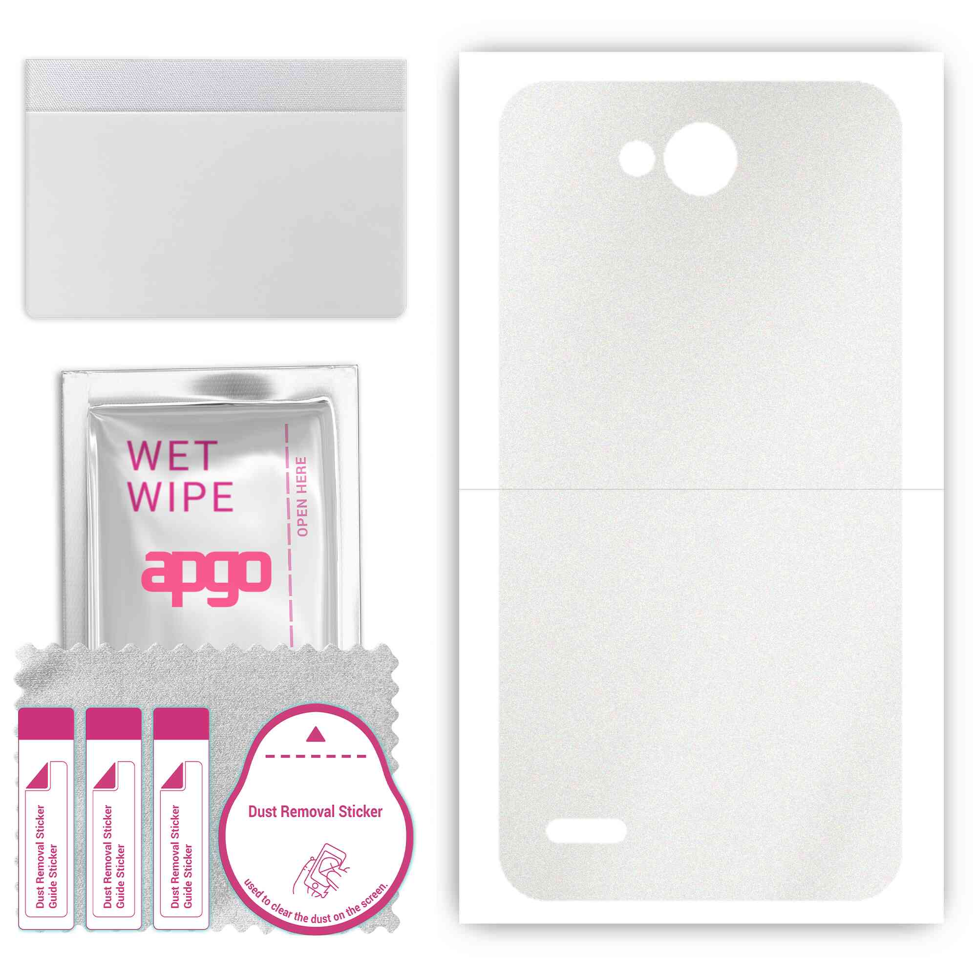 apgo Protective Skin Sticker for the back compatible with LG X power2, Wrap Film, Foil, Vinyl - Pattern Matte Transparent
apgo Protective Skin Sticker for the back compatible with LG X power2, Wrap Film, Foil, Vinyl - Pattern Matte Transparent