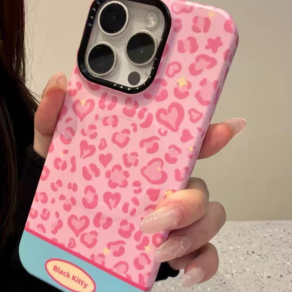 Spicy Girl Pink Leopard Print Black Leather Magnetic Phone Case for Apple 13/14/15/16ProMax Apple 13
Spicy Girl Pink Leopard Print Black Leather Magnetic Phone Case for Apple 13/14/15/16ProMax Apple 13