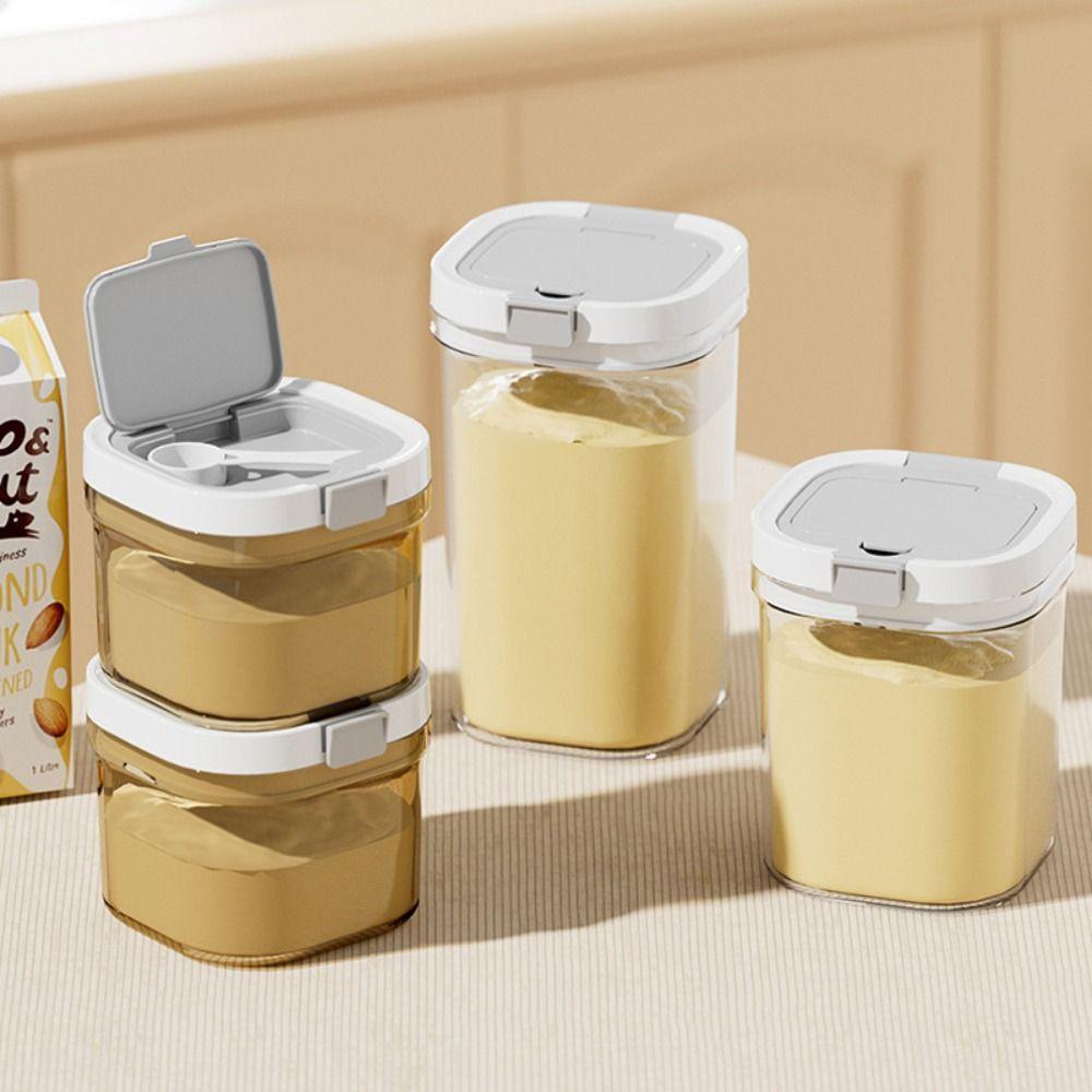 with Scoop Baby Milk Powder Storage Container UV-Resistant Coffee Powder Sealed Jar Transparent -800ML
with Scoop Baby Milk Powder Storage Container UV-Resistant Coffee Powder Sealed Jar Transparent -800ML